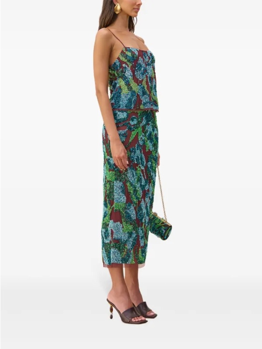 Cult Gaia Beaded Two-Piece Set (Top + Skirt) – Size Medium
